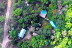 Maya Mountain Lodge aerial view